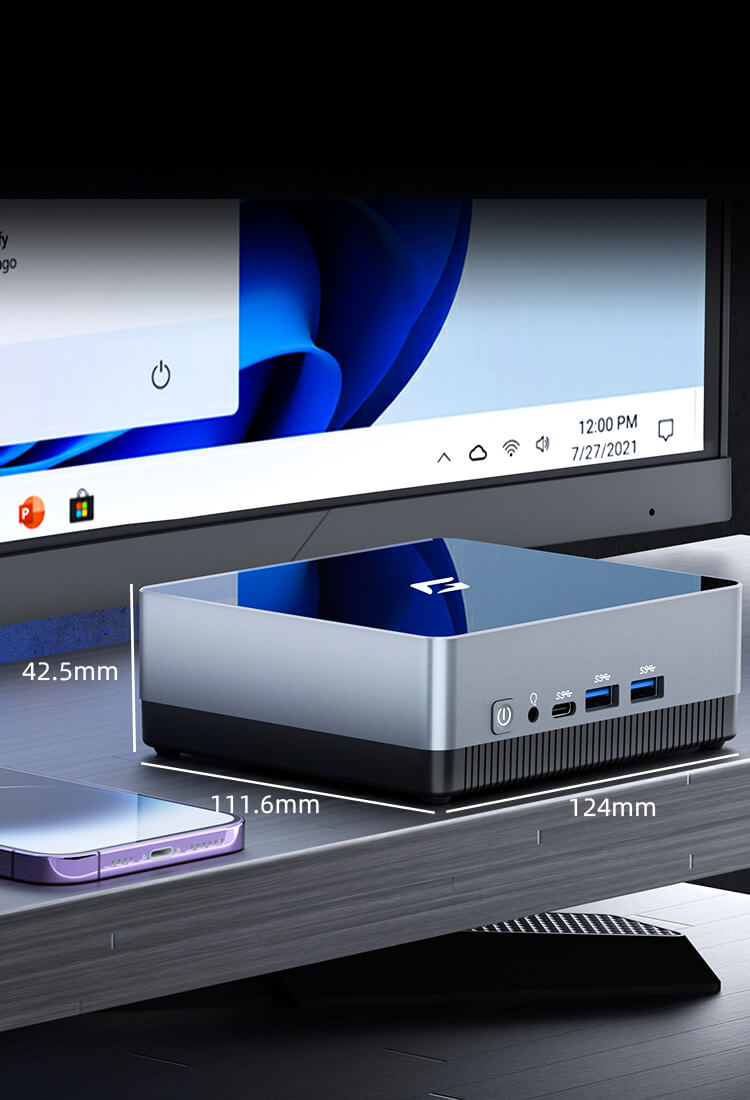 CyberGeek mini PC small size