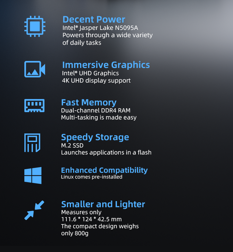 cybergeek nano j1 mini pc linux