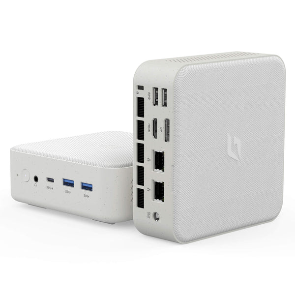 CyberGeek Mini PC Nano L1 5700U 4GB RAM Windows Pro Small PC