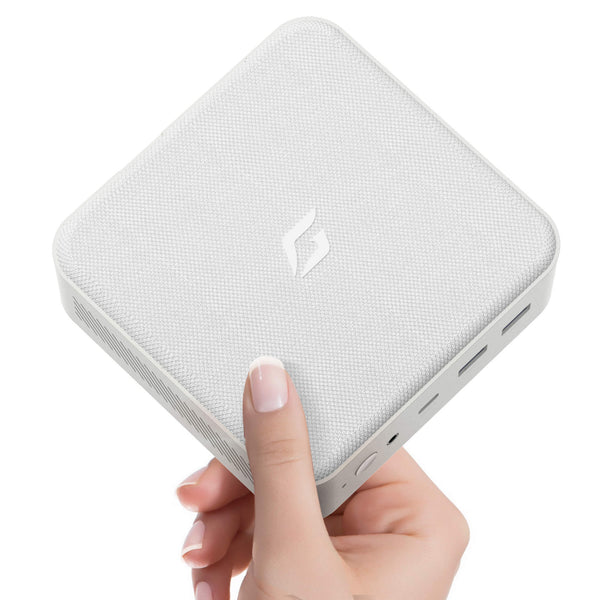 CyberGeek Mini PC Nano L1 32GB RAM Win 11 Pro 5700U Samll Desktop Computer